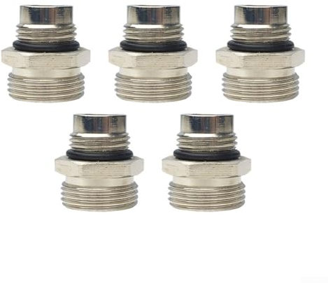 Manifold Bases, Underfloor Heating Manifold Manifolds Blanking Cap,High Temperature Resistance, For Underfloor Heating Systems(5pcs)