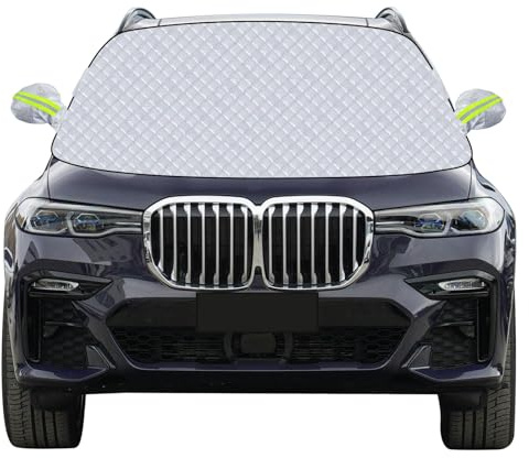 Frontscheibenabdeckung Auto für BMW 2 Series 2er Serie 2 Cabrio (F23) 2018 2019 2020 2021, Sonnenschutz Windschutzscheibenabdeckung Abdeckung mit 9 Magnet Fixierung Faltbare