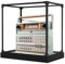 Acrylic Display Case for Lego 10334 Retro Radio Building Set,Clear Display Case, Dust-Proof Display Case Compatible with Lego 10334 (Only Display Case) (Black Base)