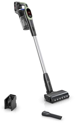 Bosch - Aspirador sin Cable Unlimited 9, batería de 3,0 Ah, tecnología MicroClean, depósito de Polvo de fácil Vaciado, Luces LED, Verde, BBS921TBA