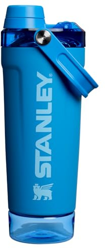 STANLEY Vitalize Shaker-Flasche 590 ml | Auslaufsichere isolierte Shaker-Tasse aus Edelstahl | Bodenspeicher und Twist-On-Deckel mit schnellem Fluss | Protein-Shakes und Pre-Workout-Pulver | BPA-frei