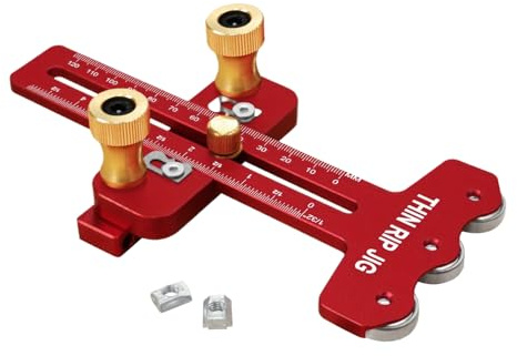 JIG Table Saw - Adjustable Saw Sledge, Woodworking Cutting Guide Jig | Accurate Fence System for Carpenters, Woodcraft Projects, Workshop Crosscut and Rip Portable Tool Accessory