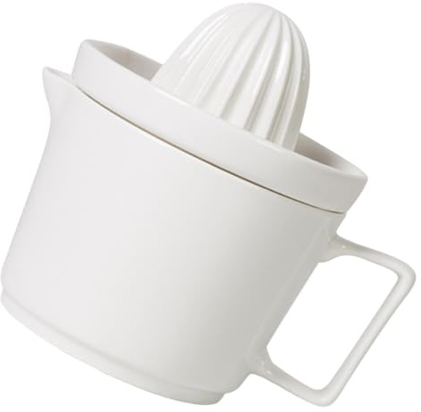 Didiseaon Manual Citrus Juicer Handheld Juicer Squeezer with Ceramic Material and Ergonomic Design for Quick Fruit Squeezing Suitable for Lemon and Orange in Fruit Shops or Shopping Malls