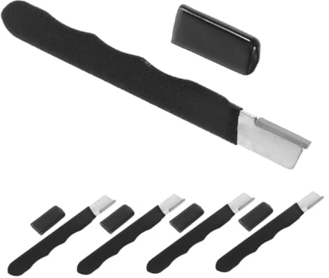TOYZFRIENDY 5 piezas Afilador de Herramientas de Jardín Portátil para Cuchillos y Tijeras de Podar Piedra de Afilar Compacta y Duradera para Poda y Ramas Afilador Preciso y Resistente