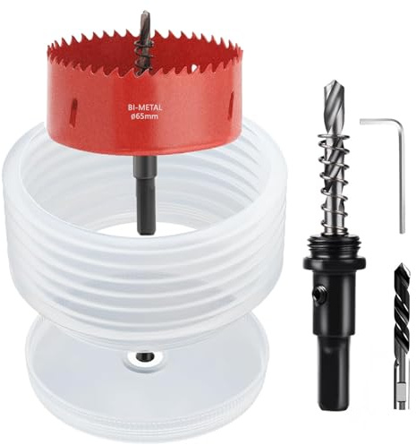 Nivithi M42 HSS Bi-Metal 65MM Hole Cutter,Hole Saw Drill Bit