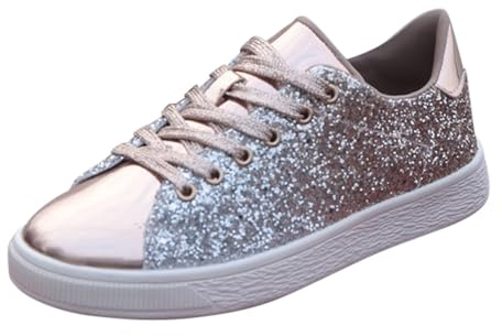 Glitter sneakers för män glänsande utvalda PU-läder tonala färgglada snören mode glitter tränare andningsbara slip on joggingskor paljett mode träningsskor bekväma fritidsskor