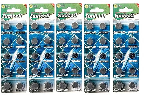 AG10 Alkali-Knopfzellen, 1,5 V, SR1130, SR54, SR1131, 389, 390, 50 Stück