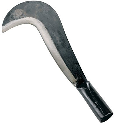 Ausonia - Roncola con manico ferro a tubo Cm 30 Gr 570