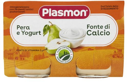 Plasmon Pera e Yogurt 2x120g (12 Confezioni)