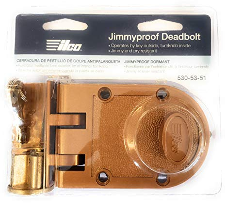 Auxiliary Lock, Jimmyproof Deadlock, Bronz