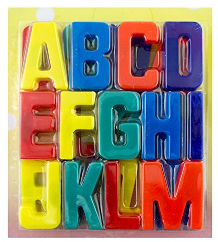 Hand® magnetische Alphabet Buchstaben, ABC Lernen Spaß Machen - für Kühlschränke und jeder magnetischen Oberfläche - volle A-Z enthalten 3,5 cm