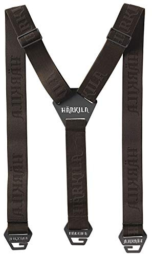 Härkila Tech Hosenträger für Jäger und Männer | Hosenträger für die Jagd (Willow Green/Shadow Brown)