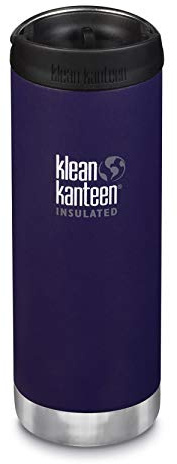 Klean Kanteen TKWide Vacuum Insulated Trinkflasche mit Café Cap Kalamata (matt) 473ml / 16oz