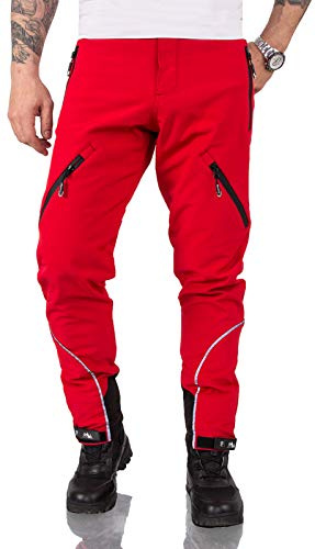 Rock Creek Softshellhose Herren Outdoorhose Wanderhose H-233 | Funktionale Trekkingpants für Männer, für Wandern, Wintersport und Arbeit