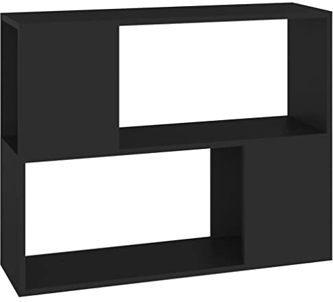 vidaXL TV Cabinet Bedroom Living Room Furniture TV Unit Stand Book Plasma Hifi Stereo Side Cabinet Entertainment Centre Chipboard Black