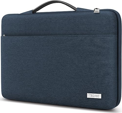 TECOOL 14 Zoll Laptop Tasche Hülle Laptoptasche für 14”Notebook,Denim Blau