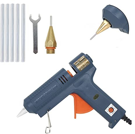 Strumenti per colla a caldo Pistola for colla a caldo da 150 W Pistola for colla a caldo a temperatura regolabile for bastoncini di colla da 11 mm Home Riparazione fai da te Strumento manuale Pistola