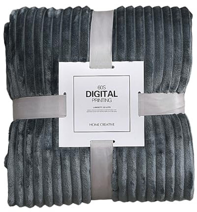 Weiche Flanell-Decken, Winter, warme Decken für Betten, einfarbig, gestreift, Nerz, Überwurf, Sofabezug, Tagesdecke