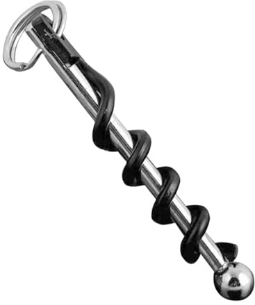 Schlüsselanhänger aus Legierung, Korkenzieher, Schlüsselanhänger, Flaschenöffner, Taschen-Korkenzieher, Flaschenöffner für Reisen, Flaschenöffner aus rutschfester Legierung, Flaschenöffner
