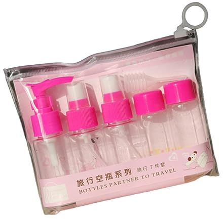Ipetboom 7 Pezzi Bottiglia Erogatrice Spray Per Acqua Bottiglie Da Viaggio Vuote Profumo Rosy
