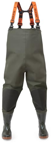 Ollyskins 2788 XT700 LADIES PVC Carp Angling Chest Waders (Boot Sizes 4, 5, 6, Medium Upper) 6-MR (UK6/EU40/US7)