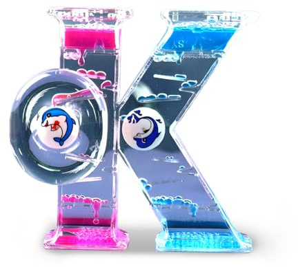 SYFUNLV Tropfen Sanduhr Flüssig,Liquid Motion Timer,Sanduhr Dekompressionsölleck Schreibtisch Spielzeug,Oil Hourglass Geschenke,Bubbles Sensorisches Spielzeug,für Stressabbau, Entspannung (Stil 1)