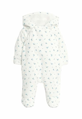 Marks & Spencer Peto de Pana Floral para Bebé, con Capucha