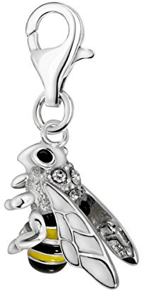 Quiges Charm Pendentif en Argent 925 Animaux Mignons avec Fermoir