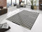 HANSE Home Design - Tappeto a Pelo Corto, in Polipropilene, 160 x 230 x 0,9 cm, Colore: Nero/Crema