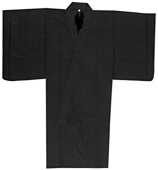 Edoten Japanese Samurai Hakama Uniform shirt TOPS Black M