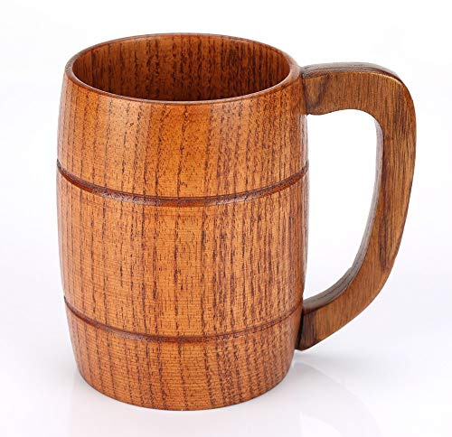 Handgemachte hölzerne Fass geformt Bierkrug, klassische hölzerne Trinkbecher, natürliche umweltfreundliche,Andere Sammlerstücke