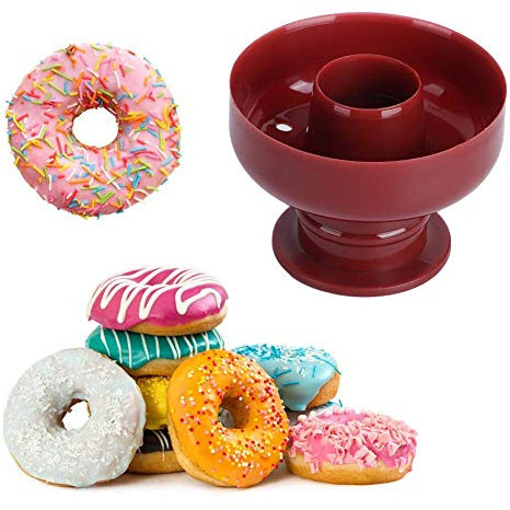 Donut Cutters, 5 pièces Donut Moules Cuisson Donut Moules DIY Cookie Cutters Cuisine Ustensiles de Cuisson pour Faire des Beignets Gâteaux Pain Biscuits