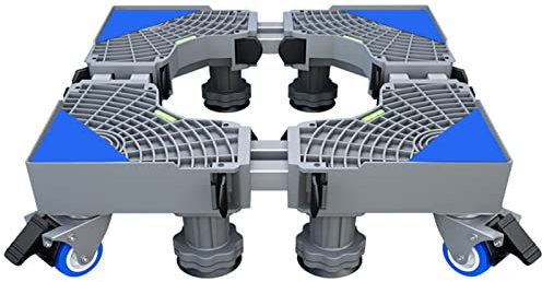 KOLENSA Universal Adjustable and Movable Furniture Base, Telescopic Wheel, Brake, Lift for Heavy Equipment Such as Washers, Refrige and Dryers