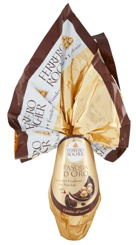 Ferrero Rocher Pasqua d'Oro Cioccolato Fondente con Nocciole 340 g