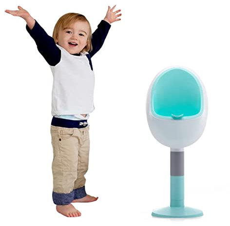 Coo11 2 in 1 Kids Urinal Free-Standing & Wall Mount Toilet Training Stand, Height Adjustable (28-55 cm) Anti-Drip Design, 1m Drainage Pipe, Cleaning Brush, Suction Cup for Easy Cleaning 18-36 Months+
