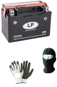 KOMPATIBEL MIT Suzuki VS GL Intruder (VS52A) 800 da Jahr 2000 al 2004 Batterie YTX9-BS LP GELIEFERT GELADEN UND EINSATZBEREIT AGM BATTERIEN 8 AH Ampere 12 Volt Motorrad 150X87X105MM