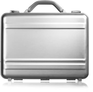 GUARDIQUE Premium-Aluminium-Aktentasche, mittelgroß, sicherer, Leichter, langlebiger, multifunktionaler Aufbewahrungskoffer mit Schaumstoff-Innenseite für Profis, 39,0 x 29,0 x 8,0 cm (innenM.)