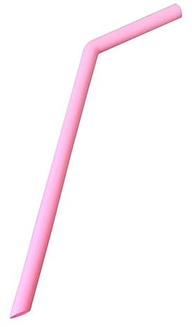 Amosfun Umweltfreundliche Wiederverwendbare Strohhalme – 4er-pack Silikon-strohhalme Für Kinder Gebogene Strohhalme Für Tee Cocktails Biegbare Trinkhalme