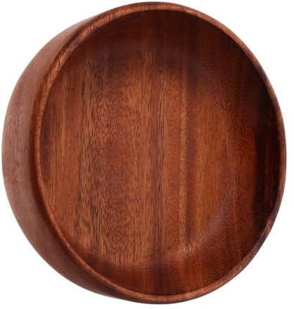 Cabilock Plato De Madera Para Fruta Bandeja Decorativa Para Escritorio Plato De Pan