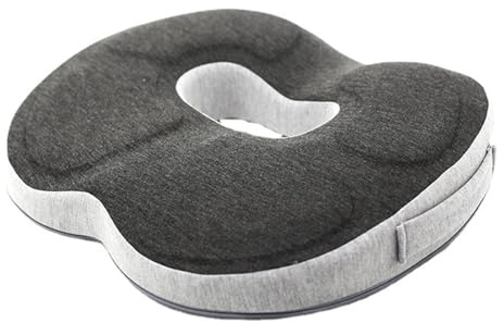 Ruiqas Cojín Donut de Espuma Viscoelástica con Funda Lavable