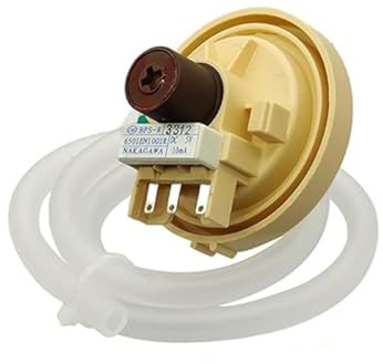 Wasserstandssensor-Druckschalter für Waschmaschine, 3-polig, Schlauch mit weichem Rohr, Schalterbaugruppe kompatibel mit LG Electronics Modellen 6501EA1001 AP5204365