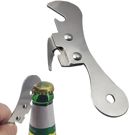 Apriscatole Manuale,Acciaio Inossidabile Apriscatole Manuale per Barattoli - Attrezzo da Cucina Facile da Usare per Casa Ristorante Viaggio Campeggio Tutti