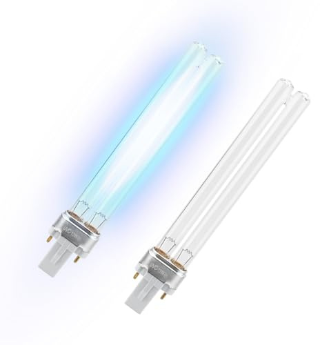 Trdzi 13W UV Bulb Replacement Compatible with Jebao Pond - G23 Base UV-C Aquarium Lamp for Sunsun Grech, Outdoor Pond Clarifier, G23 Base with Two Pin