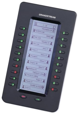 Grandstream Networks GXP2200EXT modulo add-on IP 20 pulsanti Nero