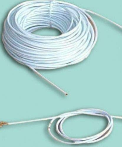 live-wire-direct Seilspannsystem für Vorhänge, inkl. Ösen und Haken, Weiß - 10 m