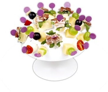 chg set194–17 Assiette de fête Champignon 34 pièces Diamètre sans Serveur