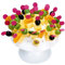 chg set194–17 Assiette de fête Champignon 34 pièces Diamètre sans Serveur