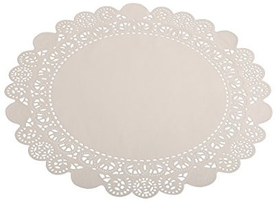SemyTop ST-3018 tårtspets, rund, vit, 32 cm, 100 stycken