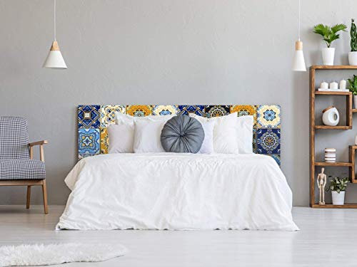 Kopfteil Bett Wabenplatte Fliesen | Verschiedene Maße 100x60cm | Einfache Platzierung | Raumdekoration | Landschaftsmotive | Natur | Urbes | Multicolor | Elegantes Design