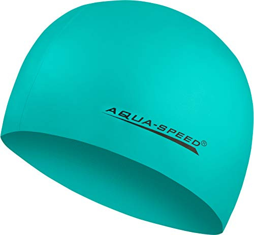 Aqua Speed Super-Stretch Badekappe | Schwimmkappe | Bademütze | Badehaube | Schwimmer | Sport | Schwimmen | Triathlon | Silikon | Mega